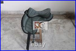 Leather Saddle Softy Free max Horse English Saddle 10'' inch to 20'' in F Ship
