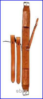Leather Western Saddle Tooled Girth Horse Back Flank Rear Cinch