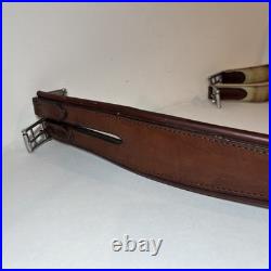 Lot of 2 Leather English Riding Girths 46 & 52