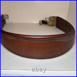 Lot of 2 Leather English Riding Girths 46 & 52