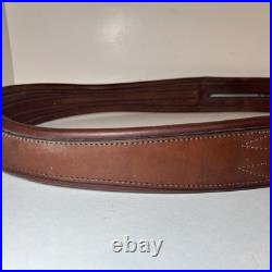 Lot of 2 Leather English Riding Girths 46 & 52