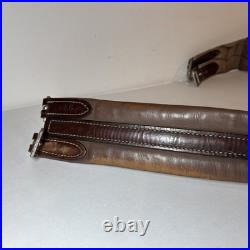 Lot of 2 Leather English Riding Girths 46 & 52