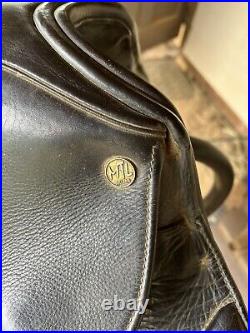 M. Toulouse Dressage Saddle, 17.5, Girth, Leathers, Stirrups & Cover