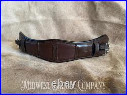 M. Toulouse Leather Dressage Monoflap Girth with Spring Buckles 24 M. Toulouse Leather Dressage Monoflap Girth with Spring Buckles 24