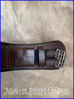 M. Toulouse Leather Dressage Monoflap Girth with Spring Buckles 24 M. Toulouse Leather Dressage Monoflap Girth with Spring Buckles 24