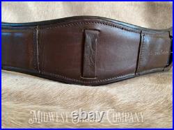 M. Toulouse Leather Dressage Monoflap Girth with Spring Buckles 24 M. Toulouse Leather Dressage Monoflap Girth with Spring Buckles 24