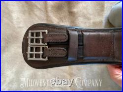 M. Toulouse Leather Dressage Monoflap Girth with Spring Buckles 24 M. Toulouse Leather Dressage Monoflap Girth with Spring Buckles 24
