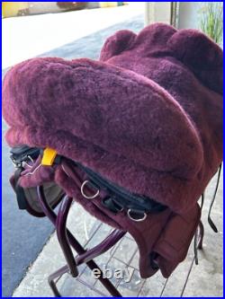 Mattes dressage/endurance WOOL Saddle with Sheepskin-saddle Fellsattle- bareback Mattes dressage/endurance WOOL Saddle with Sheepskin-saddle Fellsattle- bareback