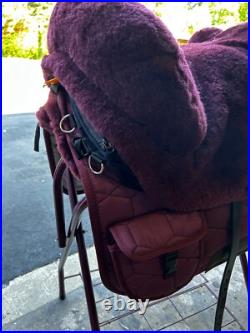 Mattes dressage/endurance WOOL Saddle with Sheepskin-saddle Fellsattle- bareback Mattes dressage/endurance WOOL Saddle with Sheepskin-saddle Fellsattle- bareback