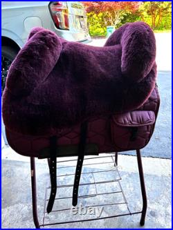 Mattes dressage/endurance WOOL Saddle with Sheepskin-saddle- bareback-treeless Mattes dressage/endurance WOOL Saddle with Sheepskin-saddle- bareback-treeless