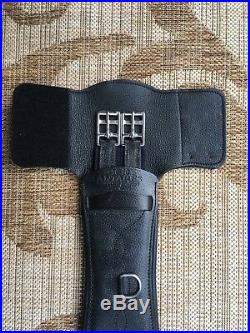 NEW Antares Horse Short Leather Dressage Girth Padded w Buckle Covers 50cm/ 20