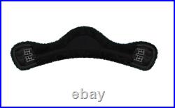 NEW Mattes 60cm Slim Line Athletico Black sheepskin leather Dressage girth $320