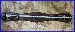 NEW SmartPak Harwich Leather Padded Monoflap Dressage Girth 28 BROWN
