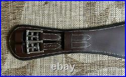 NEW SmartPak Harwich Leather Padded Monoflap Dressage Girth 34 35 BROWN