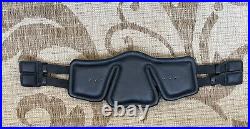 NEW Stubben Equi-Soft Dressage Girth with Removable Leather Pad 28 BLACK
