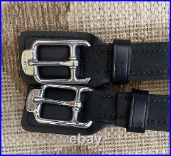 NEW Stubben Equi-Soft Dressage Girth with Removable Leather Pad 28 BLACK