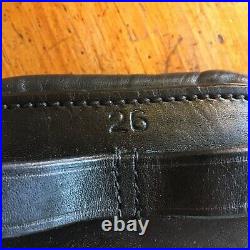 NEW Total Saddle Fit Shoulder Relief Dressage Girth Black leather 26