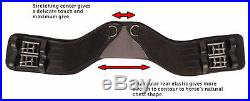 NEW Total Saddle Fit StretchTec Shoulder Relief Dressage Girth Black 24