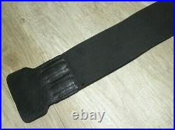 NWOT High Quality Size 26 Heavy Duty Elastic Body Dressage Girth withLeather Ends