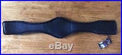 NWT Passier Anatomical Leather Dressage Girth withElastic 80cm 31.5 BLACK