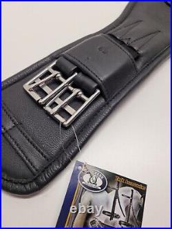 NWT Schleese 5? Softy Dressage Girth Black Leather 24 Long