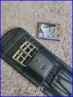 NWT Schleese 5? Softy Dressage Girth Black Leather 36 Long