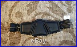 NWT Stubben Equi-Soft Flexible Leather Dressage Girth 24 BLACK