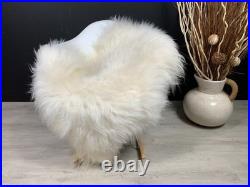 Natural Icelandic Genuine Leather Sheepskin Rug Pet Bed Chair Throw Home Decor
