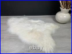 Natural Icelandic Genuine Leather Sheepskin Rug Pet Bed Chair Throw Home Decor