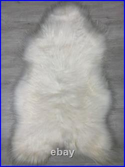 Natural Icelandic Genuine Leather Sheepskin Rug Pet Bed Chair Throw Home Decor
