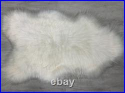 Natural Icelandic Genuine Leather Sheepskin Rug Pet Bed Chair Throw Home Decor