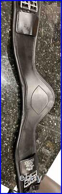 New Fairfax Dressage Leather Anatomical Narrow 30 Black Girth New Fairfax Dressage Leather Anatomical Narrow 30 Black Girth