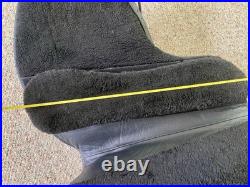 New Leeds Treeless Dressage/Trail Saddle Leather With Adjustable Foam Panels 17 New Leeds Treeless Dressage/Trail Saddle Leather With Adjustable Foam Panels 17