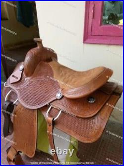 New Outdoor Sports Equestrian Western Saddle With Tack Set