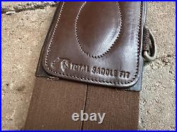 New Total Saddle Fit All Leather Girth size 40 Brown