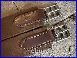 New Total Saddle Fit All Leather Girth size 40 Brown