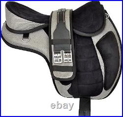 New Treeless All Purpose Freemax Synthetic Suede horse Saddle Free girth