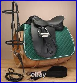 Newport Synthetic Dressage Saddle Only or Pkg 17 or 18 Reg or Wide Tree