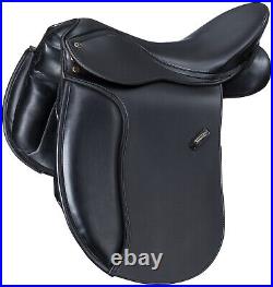 Newport Synthetic Dressage Saddle Only or Pkg 17 or 18 Reg or Wide Tree