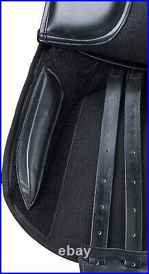 Newport Synthetic Dressage Saddle Only or Pkg 17 or 18 Reg or Wide Tree