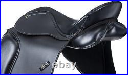 Newport Synthetic Dressage Saddle Only or Pkg 17 or 18 Reg or Wide Tree