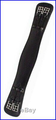 Nunn Finer Leather English Dressage Girth Black 26 EXCELLENT CONDITION