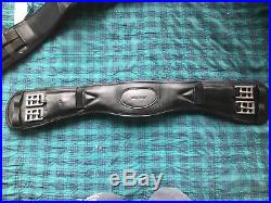 Nunn Finer Passage Dressage Girth- 26-Black Leather- used once