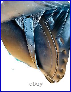 OTTO SCHUMACHER 18 Dressage Saddle Girth Leathers Stirrups Cover Beautiful