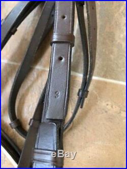 Otto Schumacher Hanover Brown Dressage Bridle with Reins OS And Xl Girth Cover