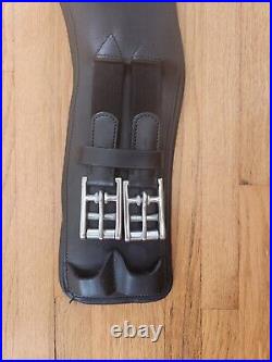 Ovation Comfort Leather Dressage Girth, Black, 26