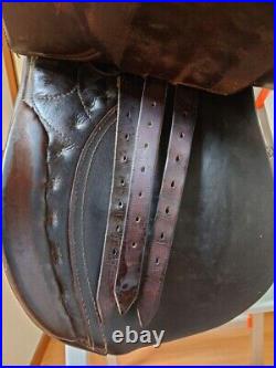 PASSIER Set of Dressage Saddles, Stubben Girth Stirrups and Stirrup Leathers
