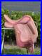PINK_Adam_Ellis_Dressage_Saddle_17_5_M_W_Girth_Stirrup_Leathers_01_eosu
