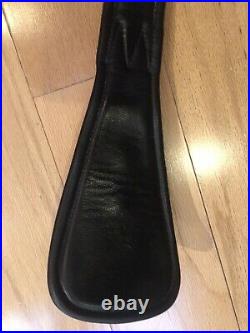 PRESTIGE Black Leather Dressage Girth Size 32 80cm
