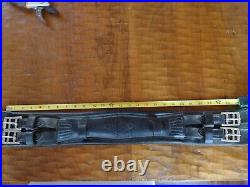 Parelli Lazer Black Padded Leather English Dressage Girth 26-inch